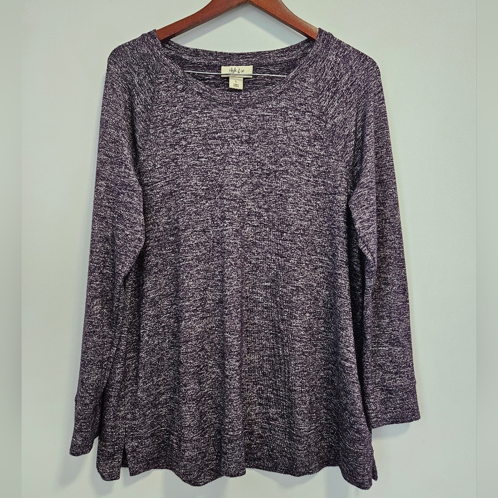 Style&Co Long Sleeve Crew - Size US L